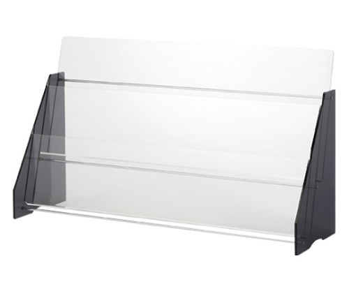 クラウン パンフレット台 アクリル製 CR-PF32-T 1個(ご注文単位1個)【直送品】