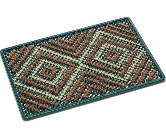 テラモト テラマット ダイヤ グリーン 600×900 MR-100-340-1 1枚(ご注文単位1枚)【直送品】