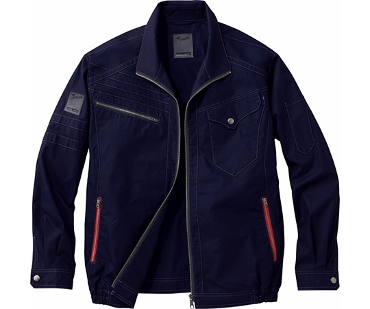 自重堂 空調服長袖ブルゾン ネービー L 54070 1枚(ご注文単位1枚)【直送品】