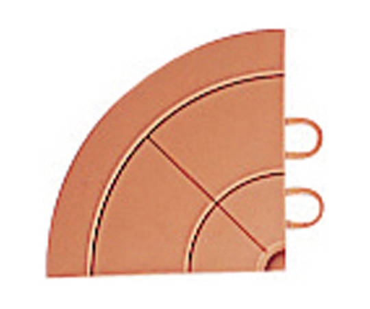 テラモト 抗菌フミンゴ(屋内用)専用ふち角ふち オレンジ MR-085-290-5 1枚(ご注文単位1枚)【直送品】