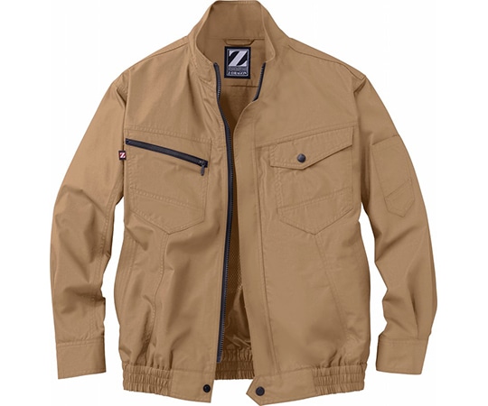 自重堂 空調服長袖ブルゾン キャメル LL 74020 1枚(ご注文単位1枚)【直送品】