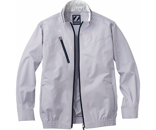 自重堂 空調服長袖ブルゾン シルバー S 74050 1枚(ご注文単位1枚)【直送品】