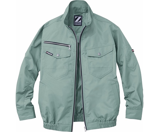 自重堂 空調服長袖ブルゾン アースグリーン LL 74080 1枚(ご注文単位1枚)【直送品】