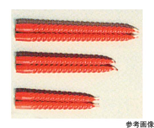 アズワン スパイラルキャンドル 12本入 赤 12インチ  1個（ご注文単位1個）【直送品】