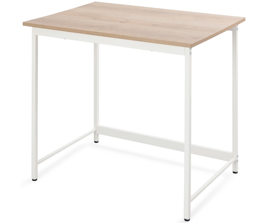 アイリスオーヤマ ベーシックデスク800×600 ライトナチュラル/ホワイト BDK-8060 1台(ご注文単位1台)【直送品】