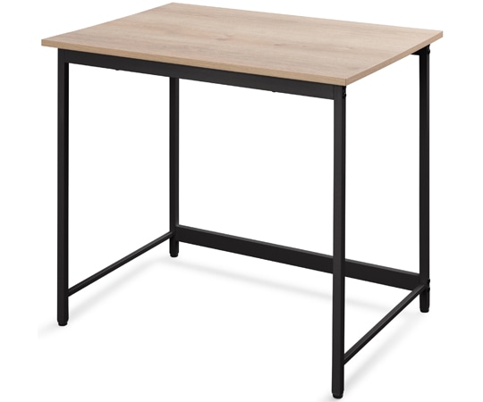 アイリスオーヤマ ベーシックデスク800×600 ライトナチュラル/ブラック BDK-8060 1台(ご注文単位1台)【直送品】