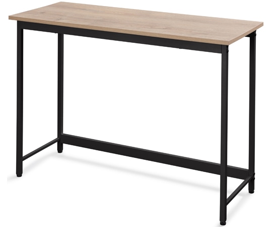 アイリスオーヤマ ベーシックデスク1000×400 ライトナチュラル/ブラック BDK-1040 1台(ご注文単位1台)【直送品】