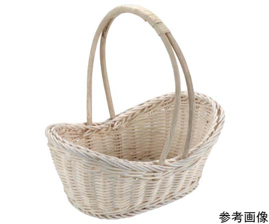 アズワン 籐舟型 手付パンカゴ 中 16-511 1個（ご注文単位1個）【直送品】