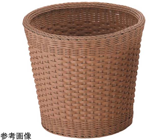 アズワン PPベーカリーバスケット丸(ブラウン)φ350×330mm 35型 CF-606-BR 1個（ご注文単位1個）【直送品】