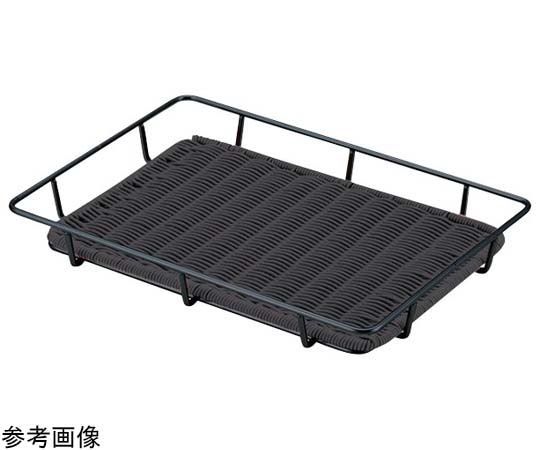 アズワン 黒スチール パンラック・パントレー付(ブラック)600×400×50mm(60型) BB-828-BK 1個（ご注文単位1個）【直送品】