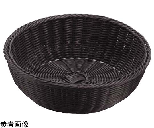 プリート プリートPP丸型バスケット(ブラック)φ305×110mm(30型) DS106-30-BK 1個（ご注文単位1個）【直送品】