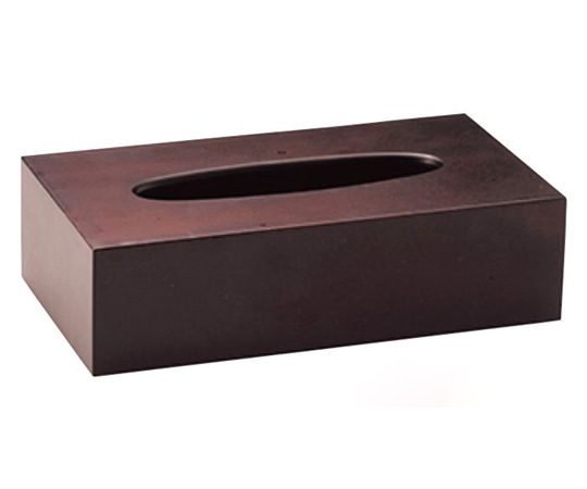 えいむ えいむ 木製ティッシュケース(大)ブラウン TC-74 1個（ご注文単位1個）【直送品】