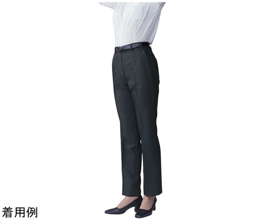 アズワン 脇ゴムパンツ[女] ブラック 15号 AS-6202 C-10 1枚（ご注文単位1枚）【直送品】