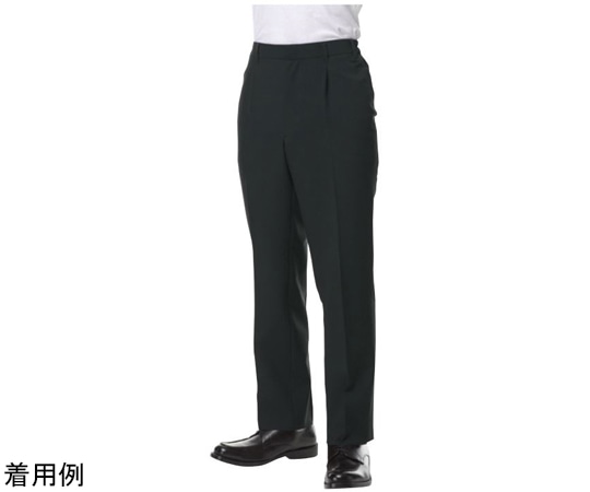 アズワン ストレッチパンツ[兼用] ブラック S AS-6801 C-10 S 1枚（ご注文単位1枚）【直送品】