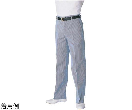 アズワン コックズボン[男] C-9 ストライプ ウエスト82cm AS-119 82cm 1枚（ご注文単位1枚）【直送品】