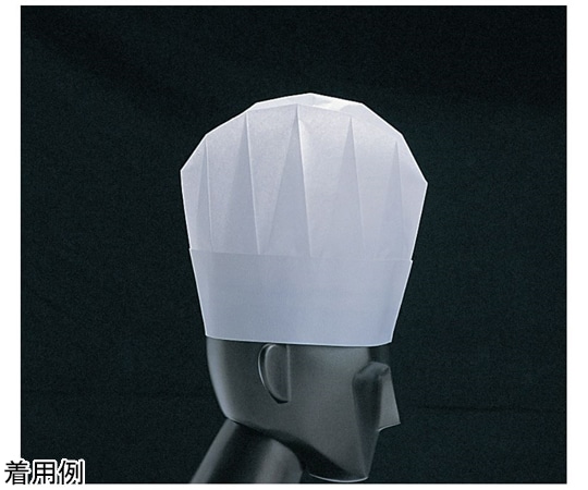 アズワン コンチネンタルシェフハット(50枚入) A80000 1セット(ご注文単位1セット)【直送品】