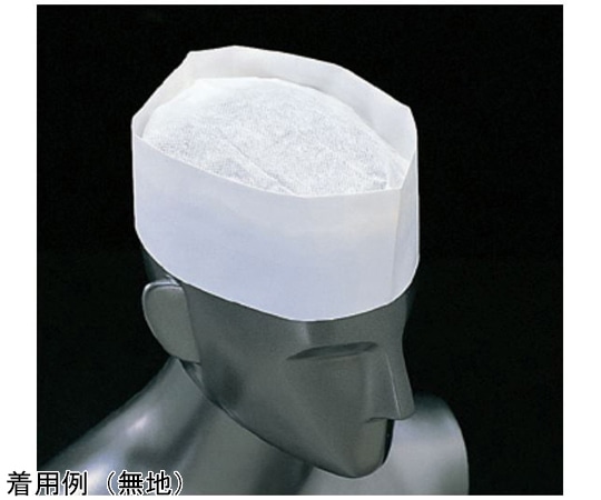 アズワン フォレージュハット｢メッシュ｣(100枚入)青ライン A95008 1セット(ご注文単位1セット)【直送品】