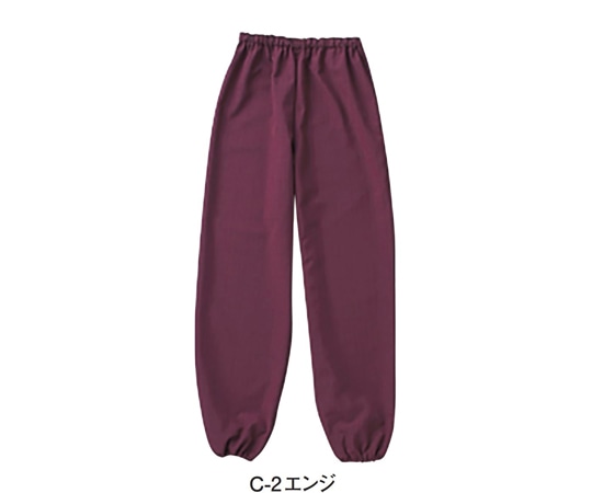 アズワン 和風パンツ[兼用] エンジ M G-6875 M C-2 1枚（ご注文単位1枚）【直送品】
