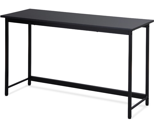 アイリスオーヤマ ベーシックデスク 1200×400 ブラック/ブラック BDK-1240 1台(ご注文単位1台)【直送品】