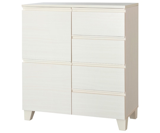 アイリスオーヤマ リビングキャビネット オフホワイト RCB-790 1台（ご注文単位1台）【直送品】