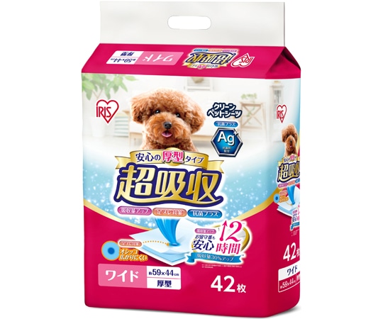 アイリスオーヤマ 超吸収ペットシーツ ワイド42枚 CPS-42W 1個（ご注文単位1個）【直送品】