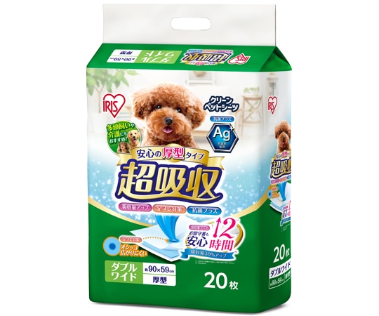 アイリスオーヤマ 超吸収ペットシーツ ダブルワイド20枚 CPS-20DW 1個（ご注文単位1個）【直送品】