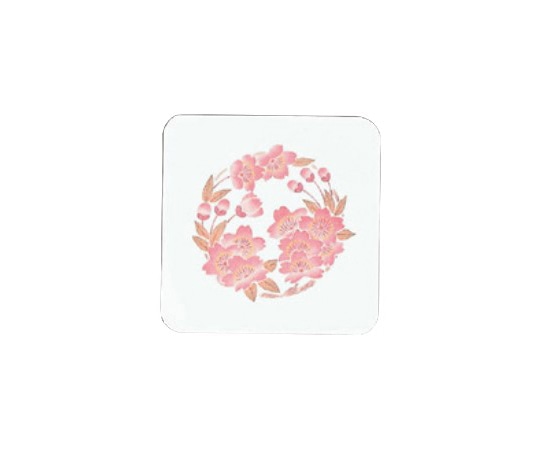 アーテック 花雅コースター 桜(2~4月)100枚入 角 CO-19 1個（ご注文単位1個）【直送品】