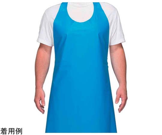 エルフォルグ エプロン(青) 474-S685-T462-P01 1枚（ご注文単位1枚）【直送品】