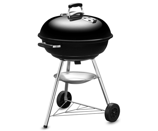 Weber コンパクトケトル チャコールグリル 57cm 温度計付 1321308 1セット(ご注文単位1セット)【直送品】