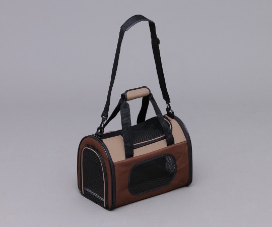 アイリスオーヤマ 折りたたみソフトキャリー Sサイズ ブラウン POTC-410A 1個（ご注文単位1個）【直送品】