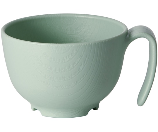 スケーター 木目 持ちやすい茶碗ハンドル付 グリーン NBLS1HB 1個（ご注文単位1個）【直送品】