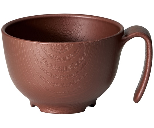 スケーター 木目 持ちやすい茶碗ハンドル付 ブラウン NBLS1HB 1個（ご注文単位1個）【直送品】