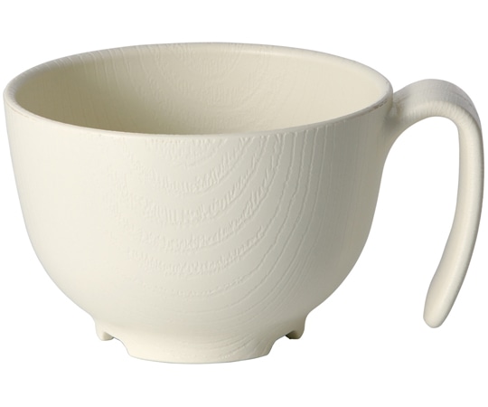 スケーター 木目 持ちやすい茶碗ハンドル付 クリーム NBLS1HB 1個（ご注文単位1個）【直送品】