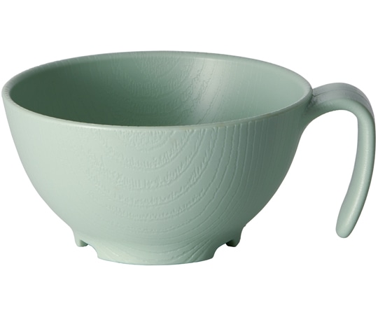 スケーター 木目 持ちやすい汁椀ハンドル付 グリーン NBLS2HB 1個（ご注文単位1個）【直送品】