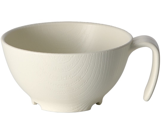 スケーター 木目 持ちやすい汁椀ハンドル付 クリーム NBLS2HB 1個（ご注文単位1個）【直送品】