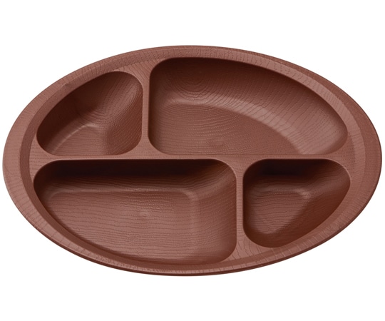 スケーター 木目 すくいやすい仕切プレート ブラウン NLPS1B 1個（ご注文単位1個）【直送品】