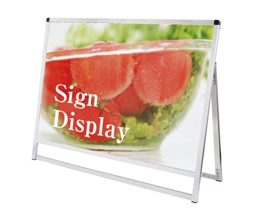 常磐精工 バリウススタンド看板 アクリルタイプ A0横ロウ片面 VASKAC-A0YLK 1台（ご注文単位1台）【直送品】