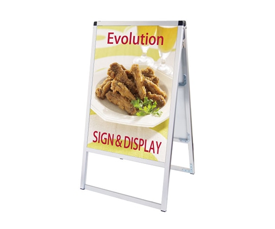 常磐精工 バリウススタンド看板 アクリルタイプ A2両面 VASKAC-A2R 1台（ご注文単位1台）【直送品】