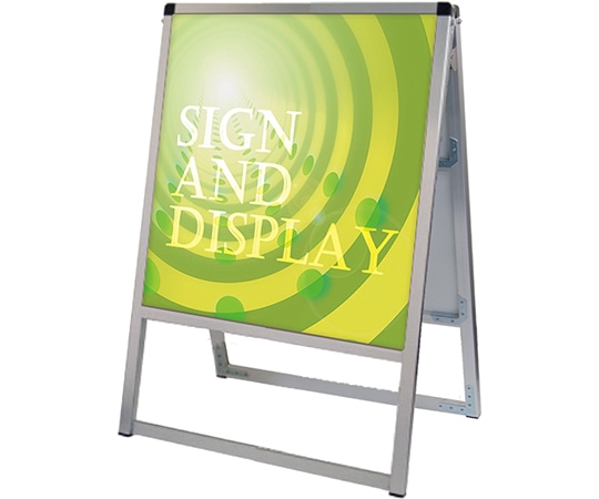 常磐精工 バリウススタンド看板 アルミ複合板タイプ 450×450 両面 VASKAP-450X450R 1台（ご注文単位1台）【直送品】