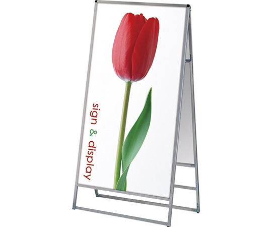 常磐精工 バリウススタンド看板 アルミ複合板タイプ 900×1800 両面 VASKAP-900X1800R 1台（ご注文単位1台）【直送品】