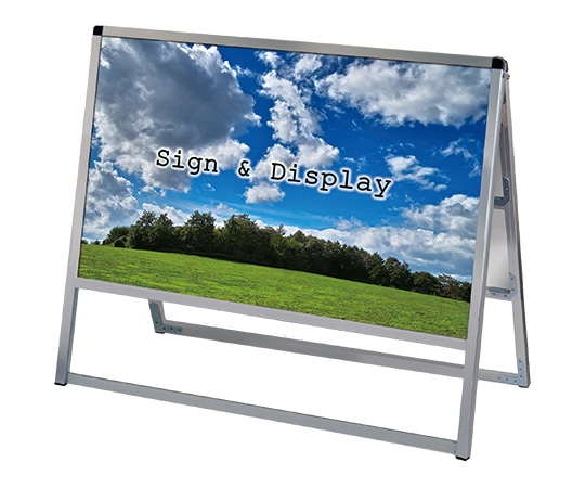 常磐精工 バリウススタンド看板 アルミ複合板タイプ 900×600 両面 VASKAP-900X600R 1台（ご注文単位1台）【直送品】