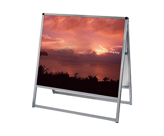 常磐精工 バリウススタンド看板 アルミ複合板タイプ 900×900 両面 VASKAP-900X900R 1台（ご注文単位1台）【直送品】