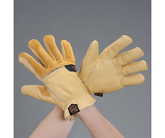 アズワン [M] メカニクスグローブ(防寒/合成革) EA915GT-42 1双(ご注文単位1双)【直送品】