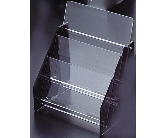 ベロス パンフレットスタンド A4判 1列2段 PE-412A 1個(ご注文単位1個)【直送品】