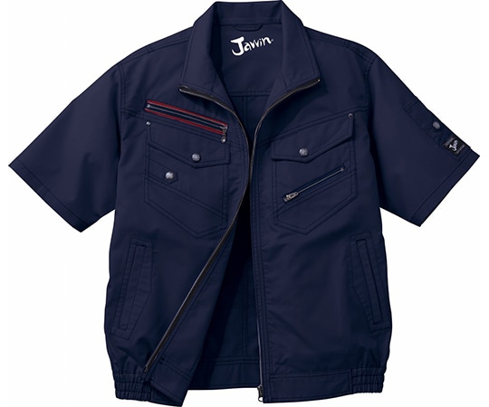 自重堂 空調服半袖ブルゾン ネービー 4L 54040 1枚(ご注文単位1枚)【直送品】