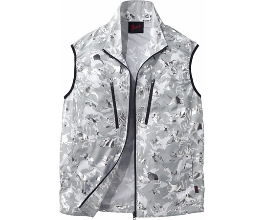 自重堂 空調服ベスト シャイニーSVカモフラ 5L 54060 1枚(ご注文単位1枚)【直送品】