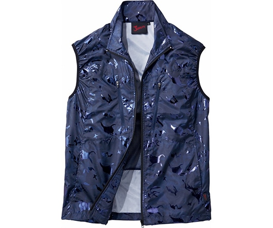 自重堂 空調服ベスト シャイニーNVカモフラ EL 54060 1枚(ご注文単位1枚)【直送品】