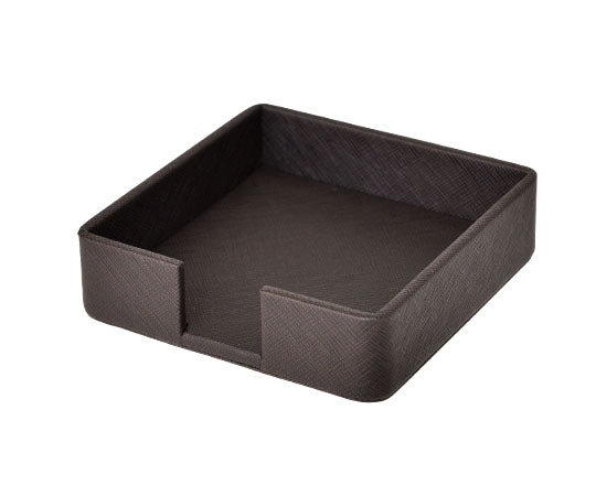 ハヤノ産業 ファインレザーシリーズ メモボックス HG18BR ブラウン H61215BRN 1個（ご注文単位1個）【直送品】