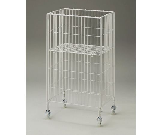 ストア・エキスプレス ワイヤーワゴン 白 W45×D35cm 61-753-25-1 1台（ご注文単位1台）【直送品】