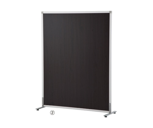 ストア・エキスプレス スクリーンパーティション ダークブラウン W120cm アジャスター 61-353-6-2 1台(ご注文単位1台)【直送品】